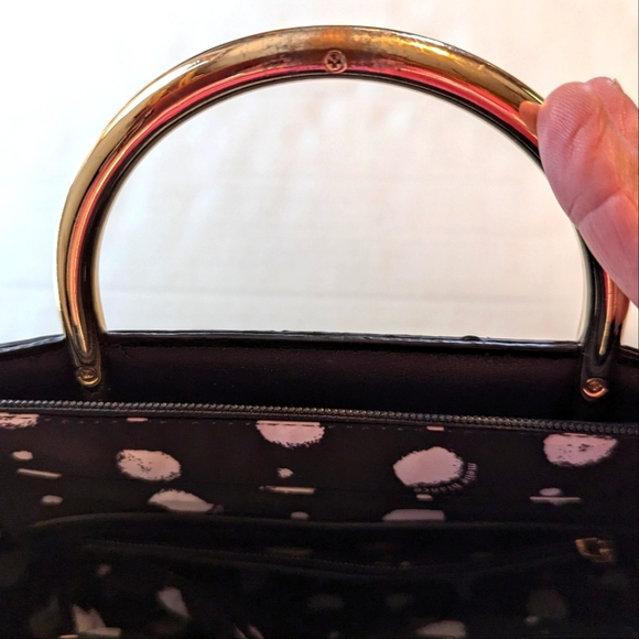 Ladies Melie Bianco Eileen Vegan Leather Satchel Shoulder Bag - Picture 6 of 11